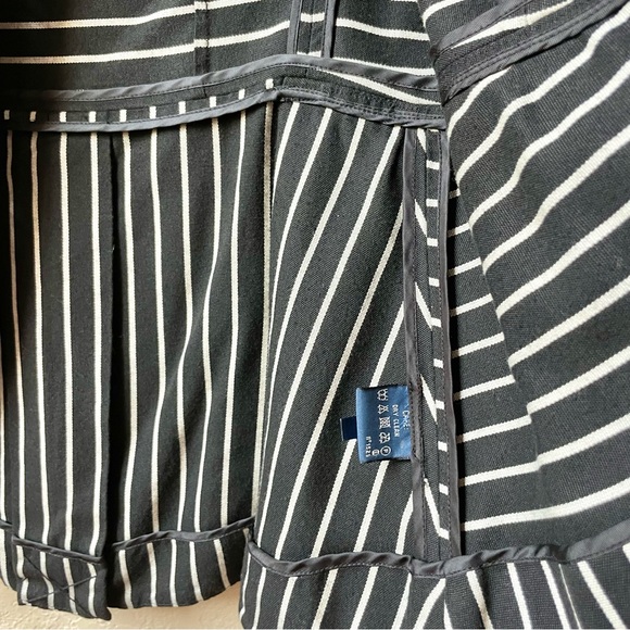 Vintage Polo Ralph Lauren Stripped Peplum Jacket with Mandarin Collar - Picture 7 of 7
